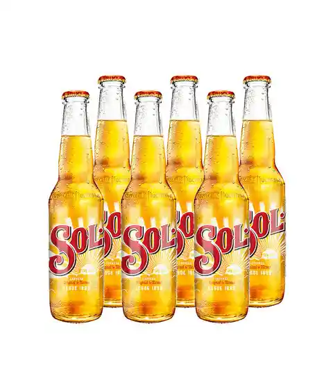 Sol Cerveza Botella Six Pack X330