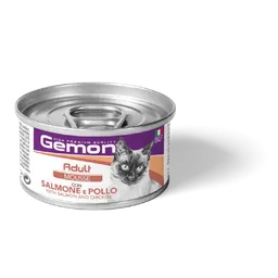 Gemon Mousse Para Gato Adulto Salmon Y Pollo X 85g