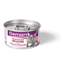 Gemon Mousse Gasto Esterilizado Pollo E Higado X 85g