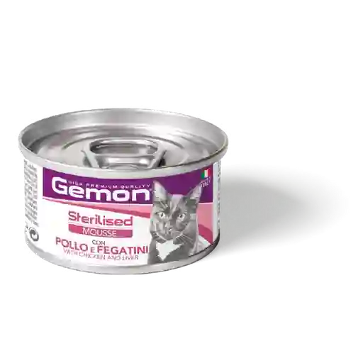 Gemon Mousse Gasto Esterilizado Pollo E Higado X 85g