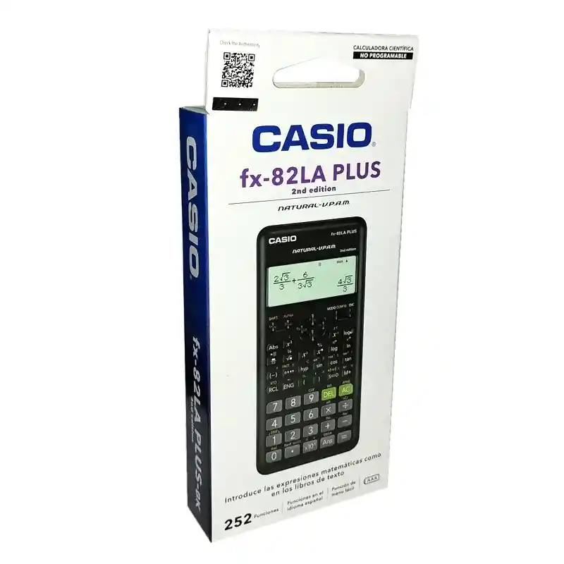 Calculadora Cientifica Casio Fx - 82la Plus 252 Bk