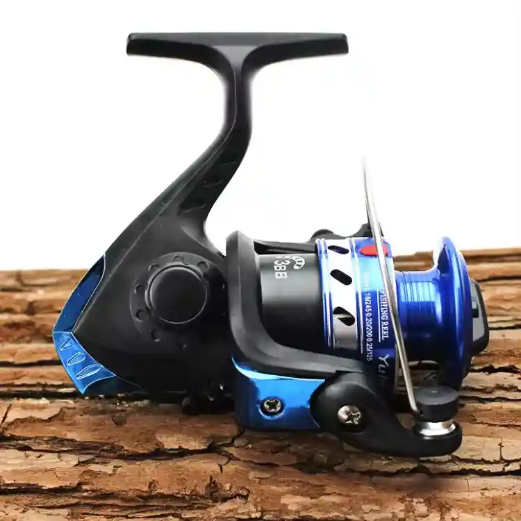 Carrete De Metal Giratorio Para Pesca, Para Agua Dulce Y Salada, Yf200 ( Color Negro)