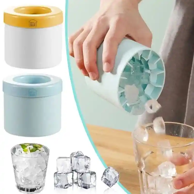 Molde En Silicona Para Hielo Preparaciones Bebidas Bares