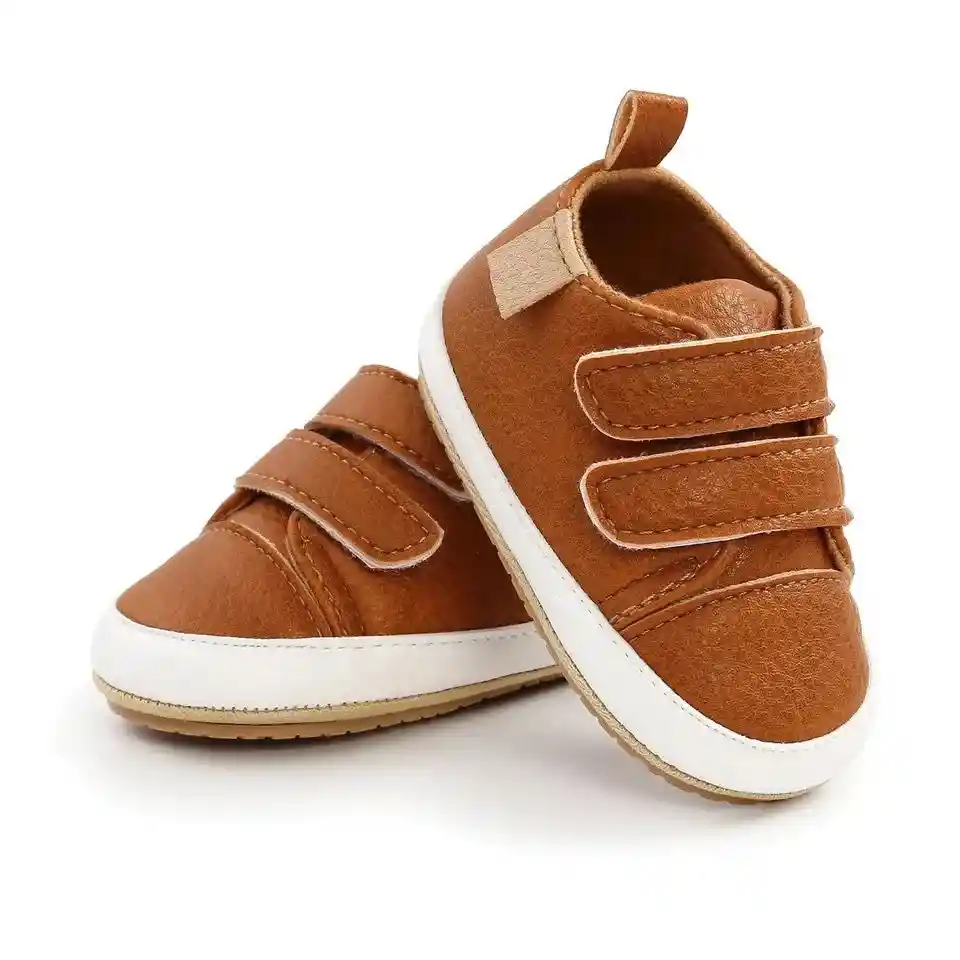 Zapatos Bebe Zapaticos Suela Blanda 12-18m Sandalias Niño Marron