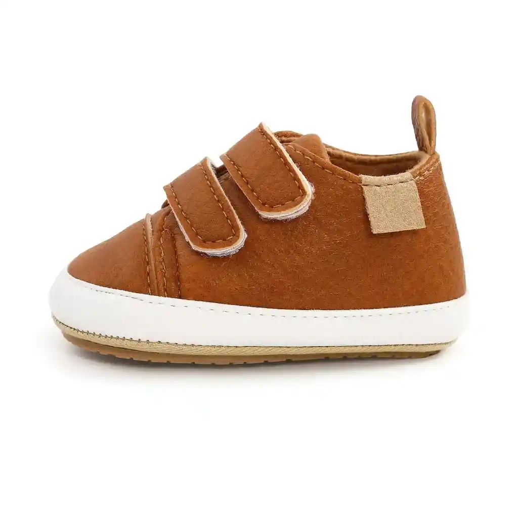 Zapatos Bebe Zapaticos Suela Blanda 6-12m Sandalias Niño Marron