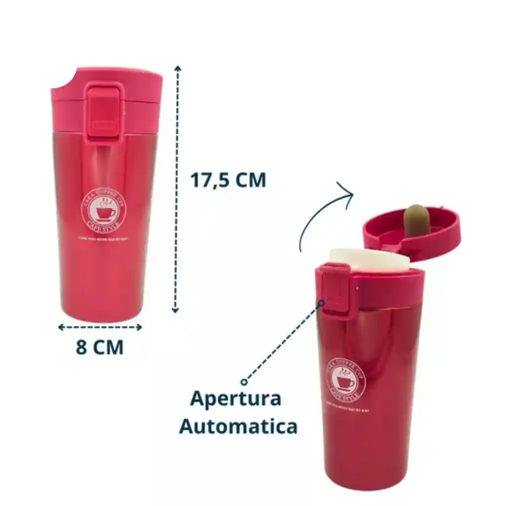 Taza Térmica De Acero Inoxidable Para Café, Taza De Té Al Vacío, 380 Ml