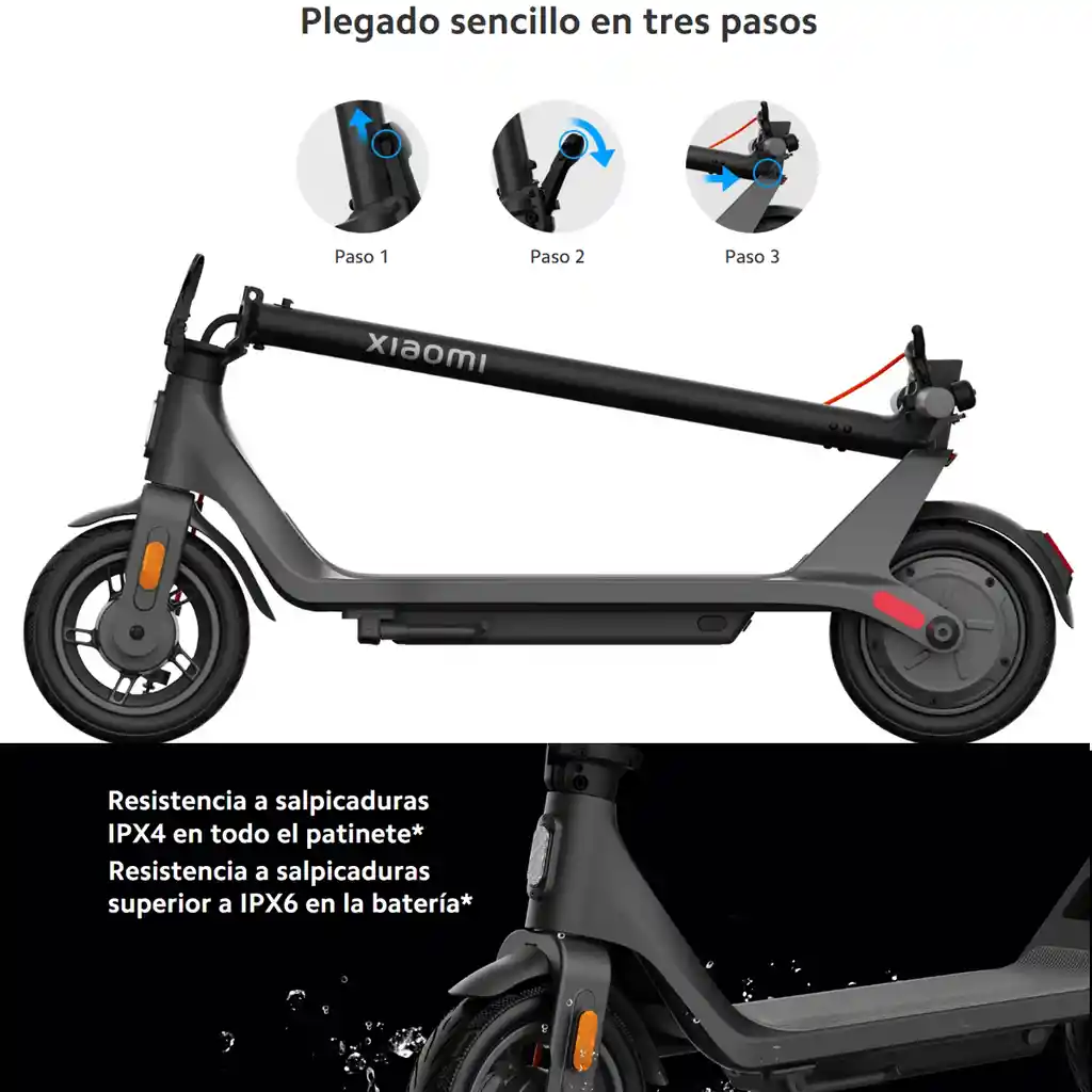 Xiaomi Electric Scooter 4 Lite (2da Gen), Monopatín 25 Km/h