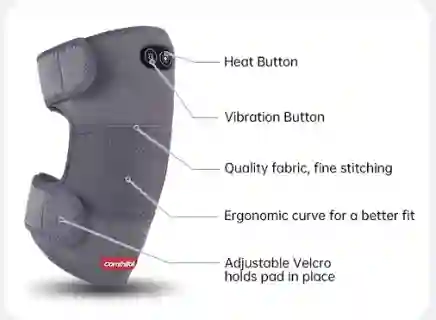 Rodillera Calefaccionable Con Vibración