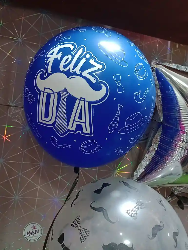 Globos En Helio Feliz Dia Del Padre