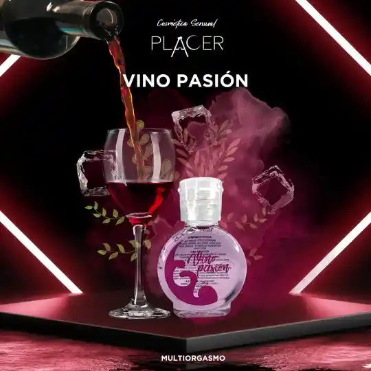 Lubricante Frío Calor Vino Pasión Dúo Sensación X 30 Ml