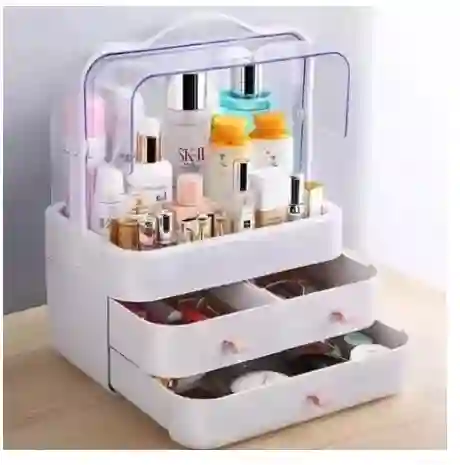 Caja Cosmetiquera Organizador Maquillaje Portatil 3 Cajones