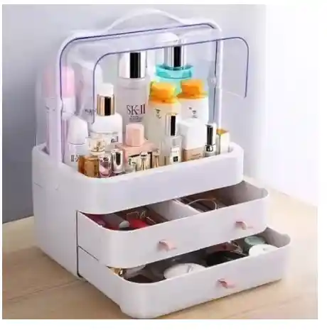 Caja Cosmetiquera Organizador Maquillaje Portatil 3 Cajones