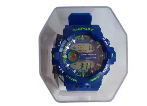 Reloj De Hombre Deportivo Azul