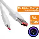 33w Cable Xiaomi Tipo C Original | 3a Turbo