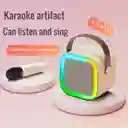 Parlante + Micrófono | Kit Karaoke Led | Para Niñas Y Niños