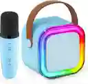 Parlante + Micrófono | Kit Karaoke Led | Para Niñas Y Niños