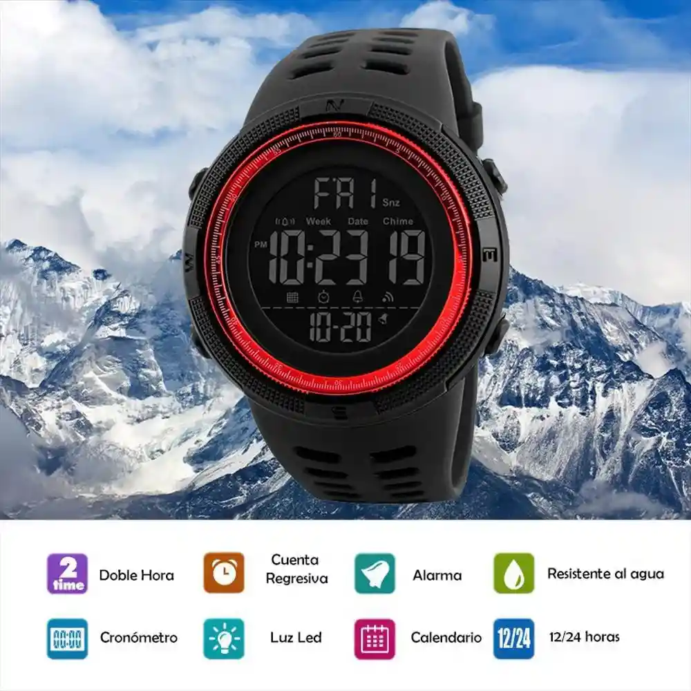 Reloj Para Hombre Deportivo | Skmei 1251 Resistente Al Agua