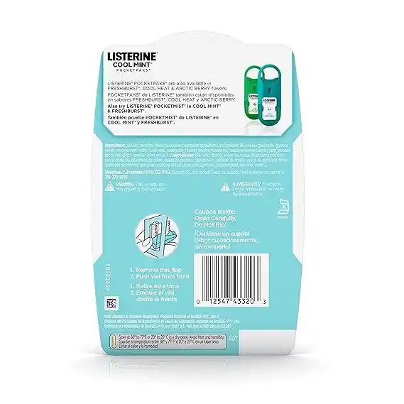 Listerine Cool Mint Pocketpacks