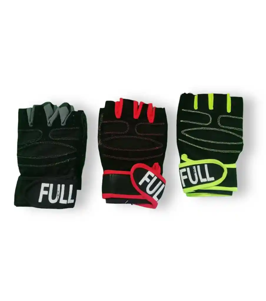 Guantes Para Deportes Talla L Ciclismo, Fitness, Gimnasio, Training Full Tecno