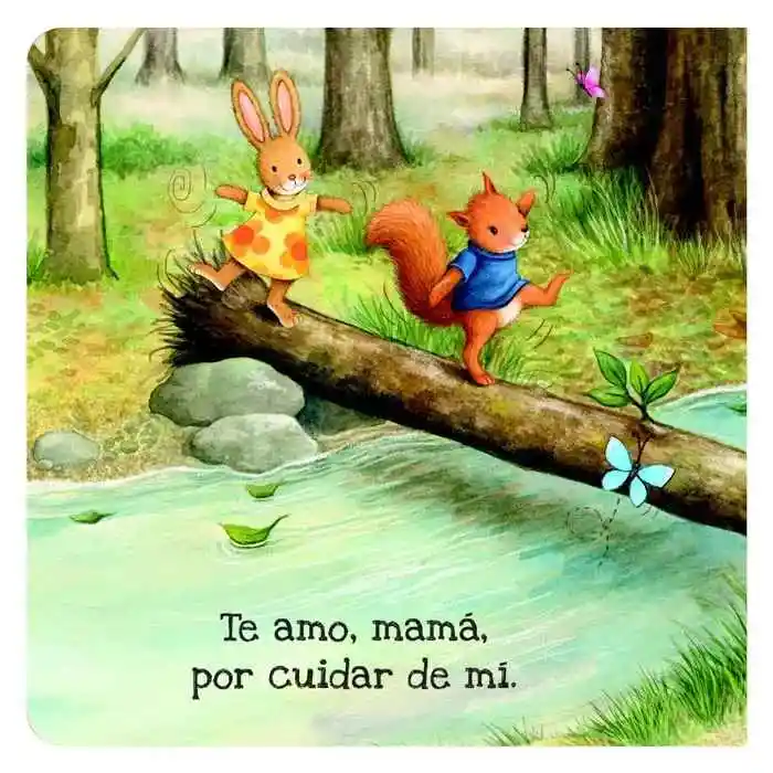 Libro Infantil Sensorial Mamá Te Amo Ilustrado Para Niños