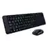 Kit De Teclado Y Mouse Inalámbrico Logitech Mk220 Español De Color Negro