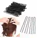 Paquete De Pinzas Negras Para El Cabello - 32 Und