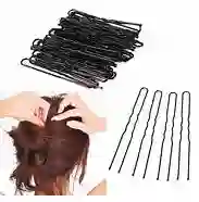 Paquete De Pinzas Negras Para El Cabello - 32 Und