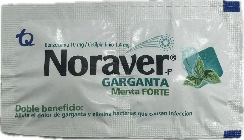 Noraver Garganta Menta Forte 2 Tbs