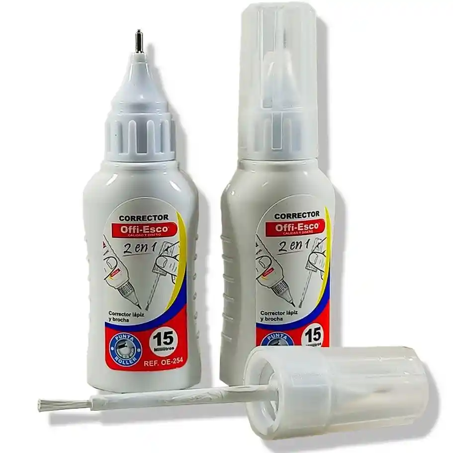 Corrector Offi-esco 2 En 1 15ml Oe-254