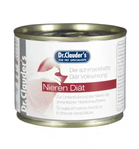 Lata Dr. Clauder's Nieren Diät (renal) Para Gato X200gr