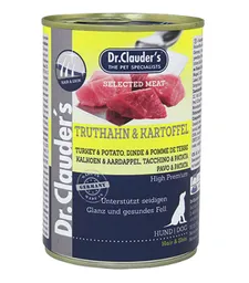 Lata Dr. Clauder's Truthahn Kartoffel (pavo Y Patata) Para Perro X400gr