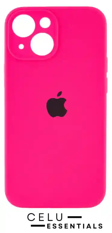 Estuche Iphone 13 Pro Max Silicona Fucsia