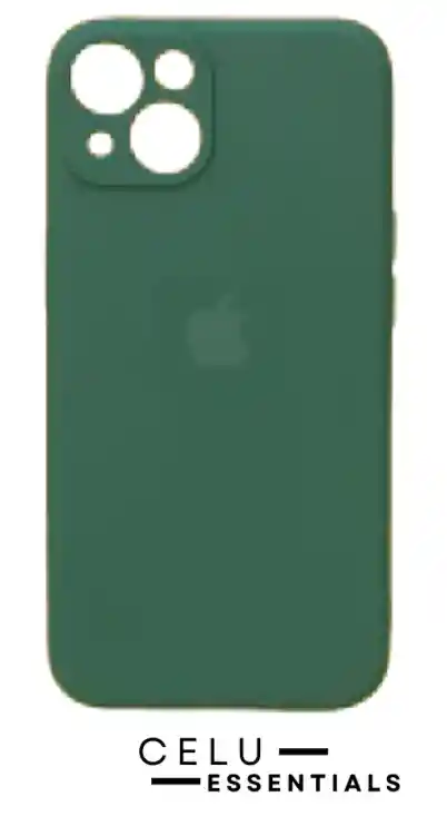 Estuche Iphone 13 Pro Max Silicona Verde Militar