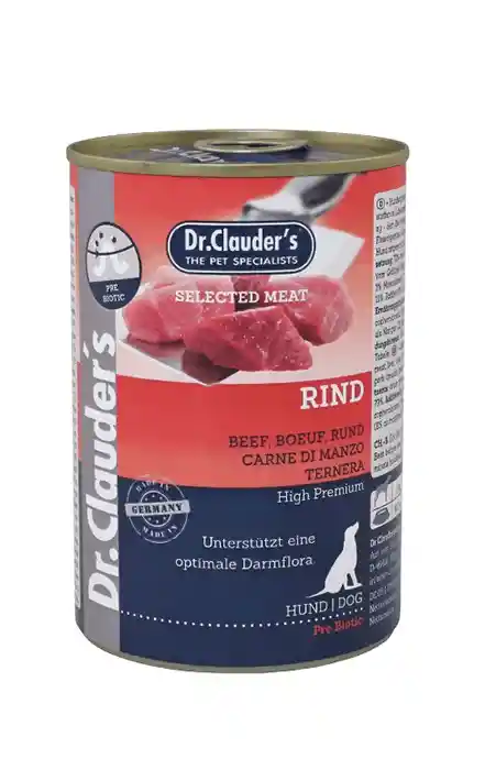 Lata Dr. Clauders Rind (ternera) Para Perro X400gr