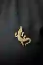 Prendedor Dorado Cocodrilo