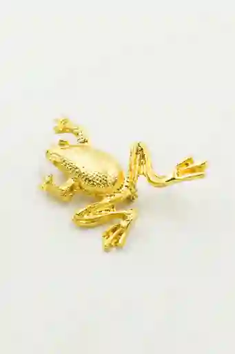 Prendedor Dorado Rana