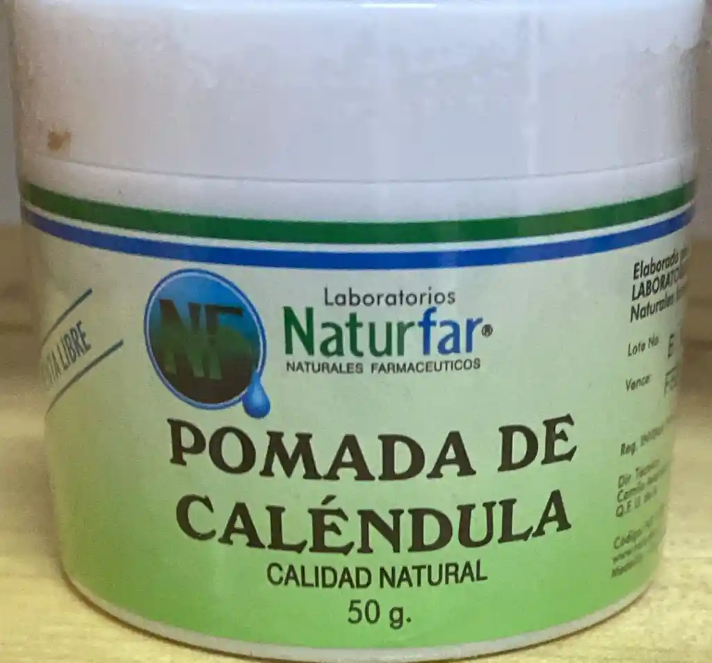 Pomada De Calendula X 50 Grm Naturfar