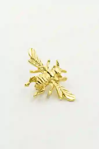 Prendedor Dorado Mosca