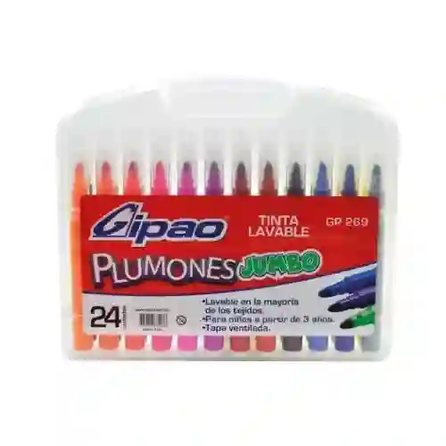 Giapao Plumones Lavables Jumbo - X24