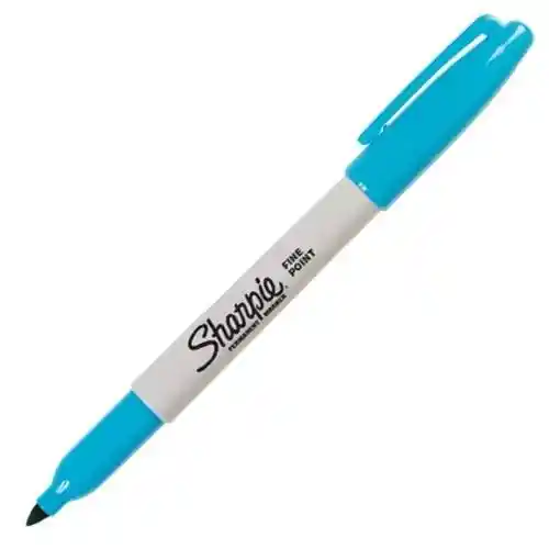 Sharpie Marcador Punta Fina - Turqueza