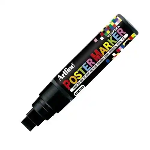 Poster Marker Marcador De Vinilo - Negro, 12mm