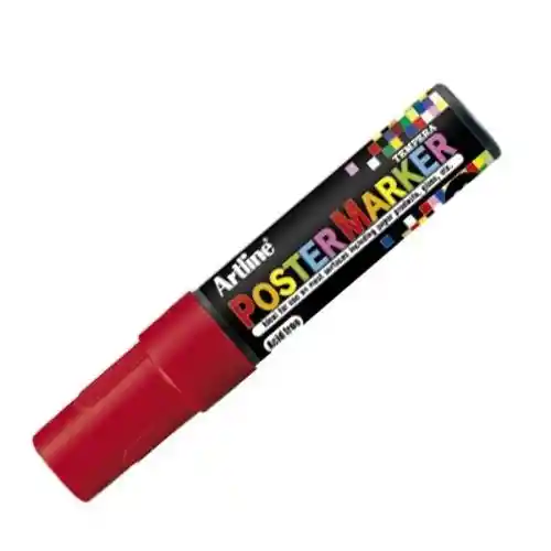 Poster Marker Marcador De Vinilo- Rojo, 12mm