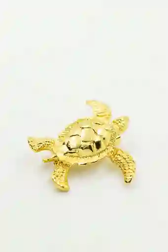 Prendedor Dorado Tortuga