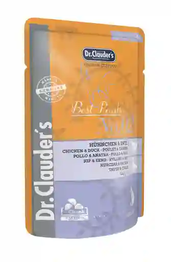 Pouch Dr Clauders Gato Adulto Huhnchen Ente 100gr (pollo Y Pato)
