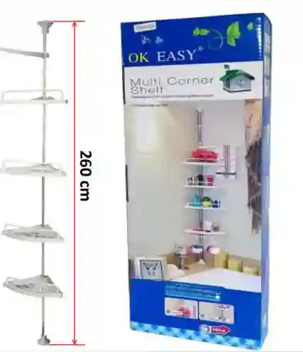 Organizador Esquinero Para Baño Ajustable 260cm