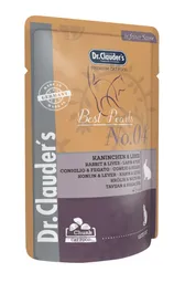 Pouche Dr Clauers Kaninchen Leer (conejo E Higado De Gelatina) Para Gatos Adultos X100gr