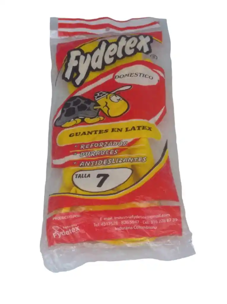 Guantes Fydetex X 2 Unidades Domestico Talla 7