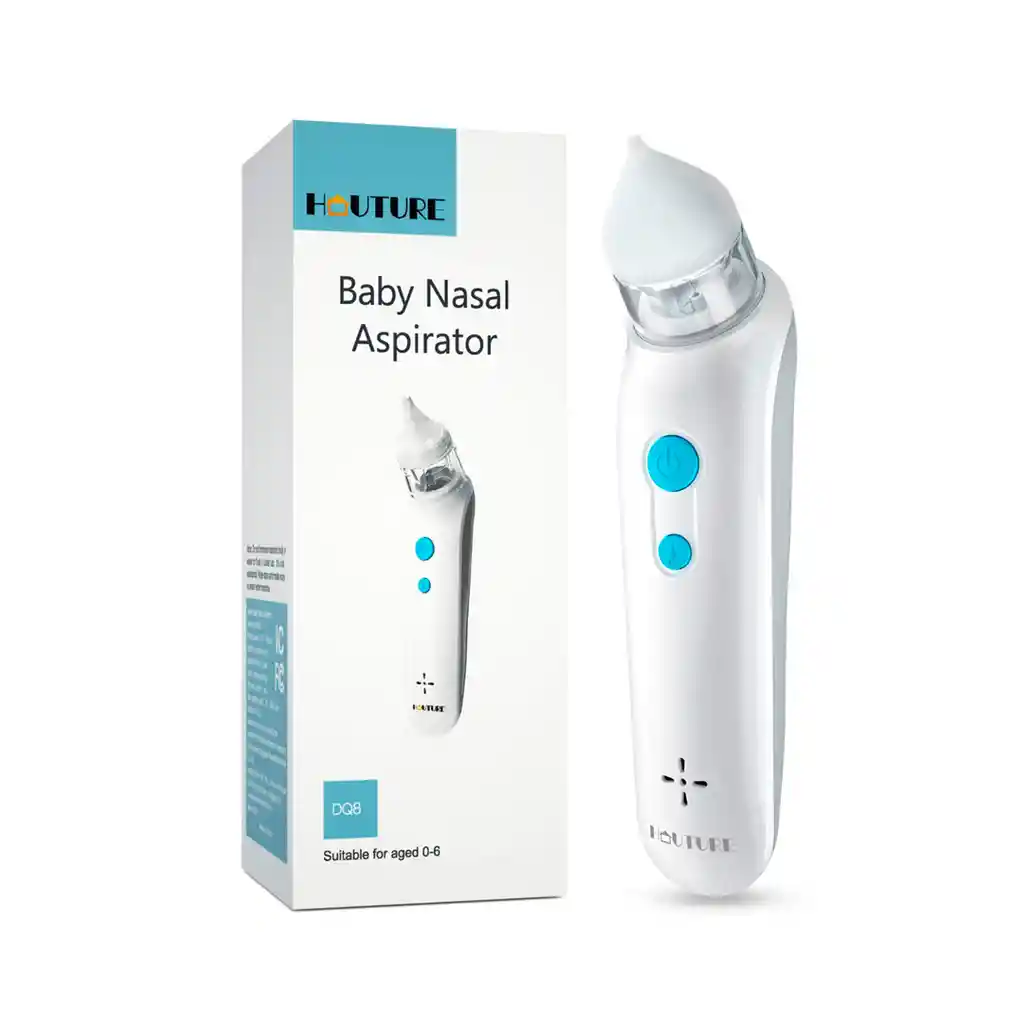 Aspirador Nasal Blanco Eléctrico, Saca Moquitos De Bebé, Suave, Multifunción
