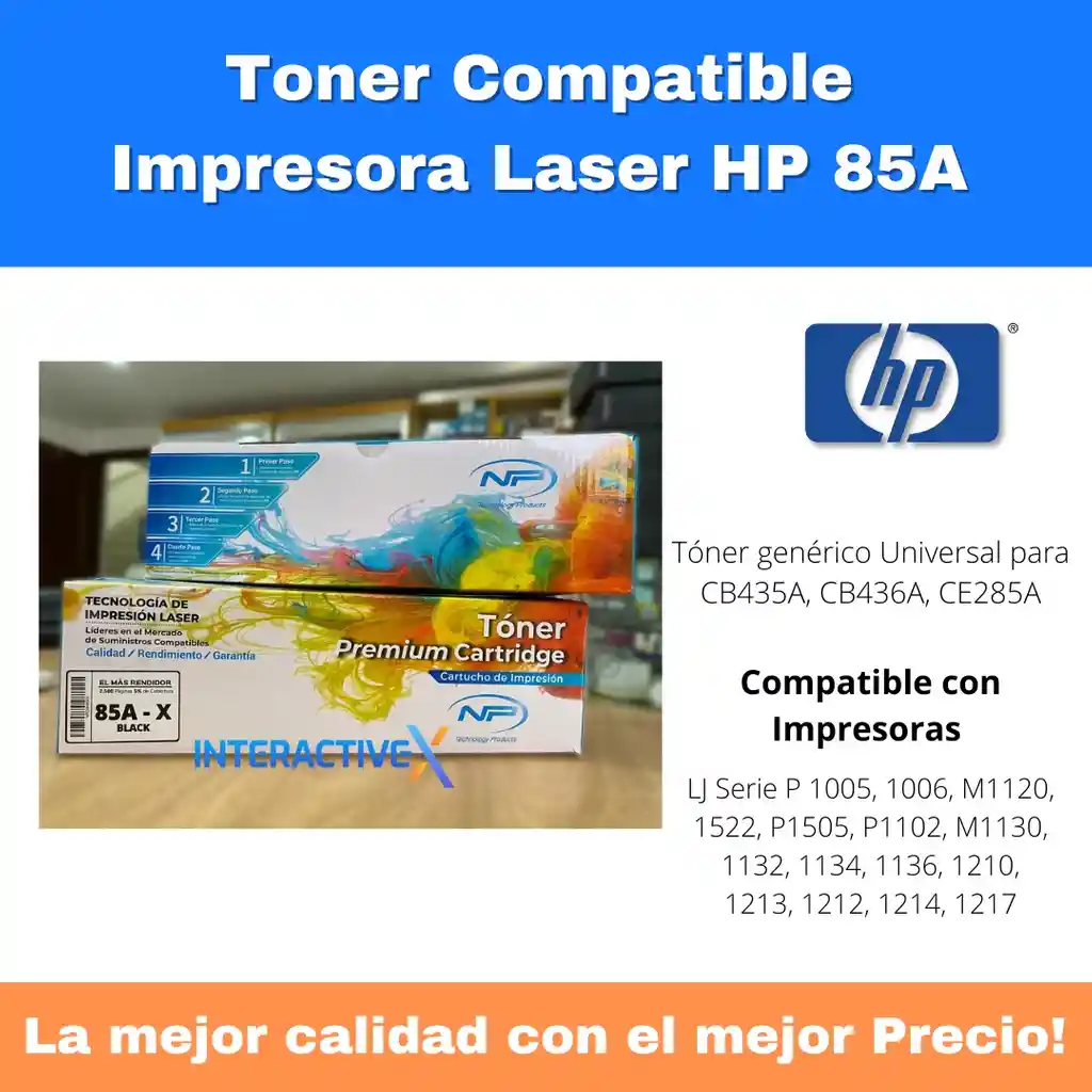 Toner 85a De Alto Rendimiento Para Impresoras Hp