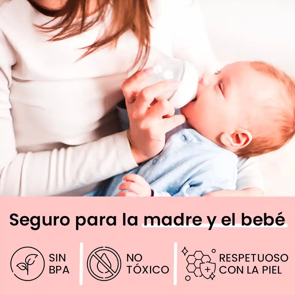 Extractor Eléctrico Individual Portátil Manos Libres, Con 4 Modos Y 12 Niveles De Succión Dorado